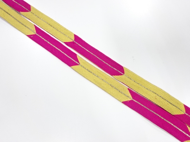 アンティーク　正絹　手組帯締め